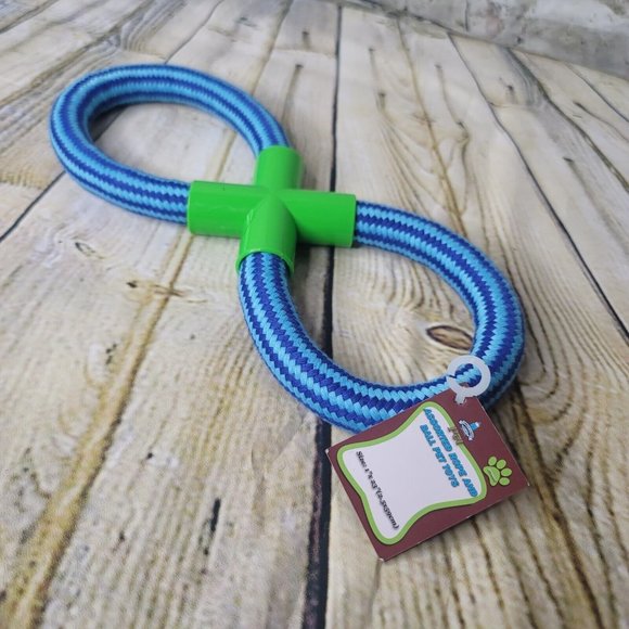 Large Dog Infinity Rope Blue Green JMK 07000 - Picture 5 of 5